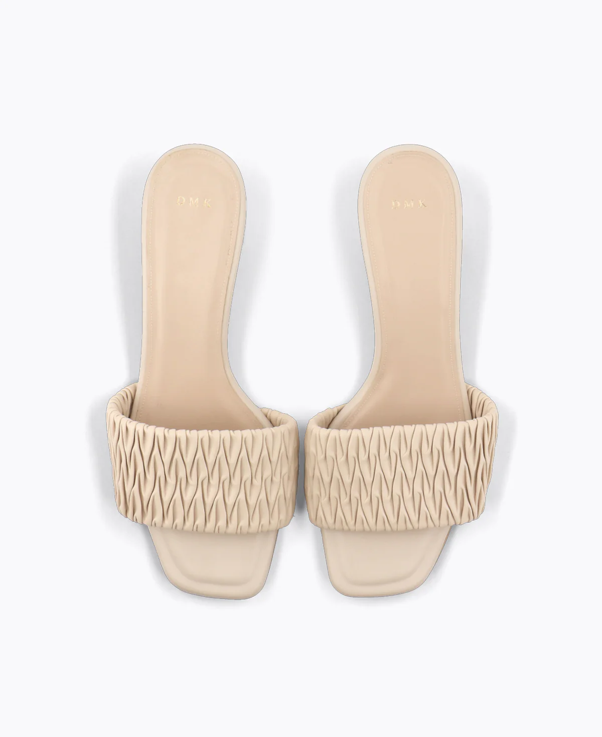 Mathilda Slip-On Heel Sandals - Beige - Image 4