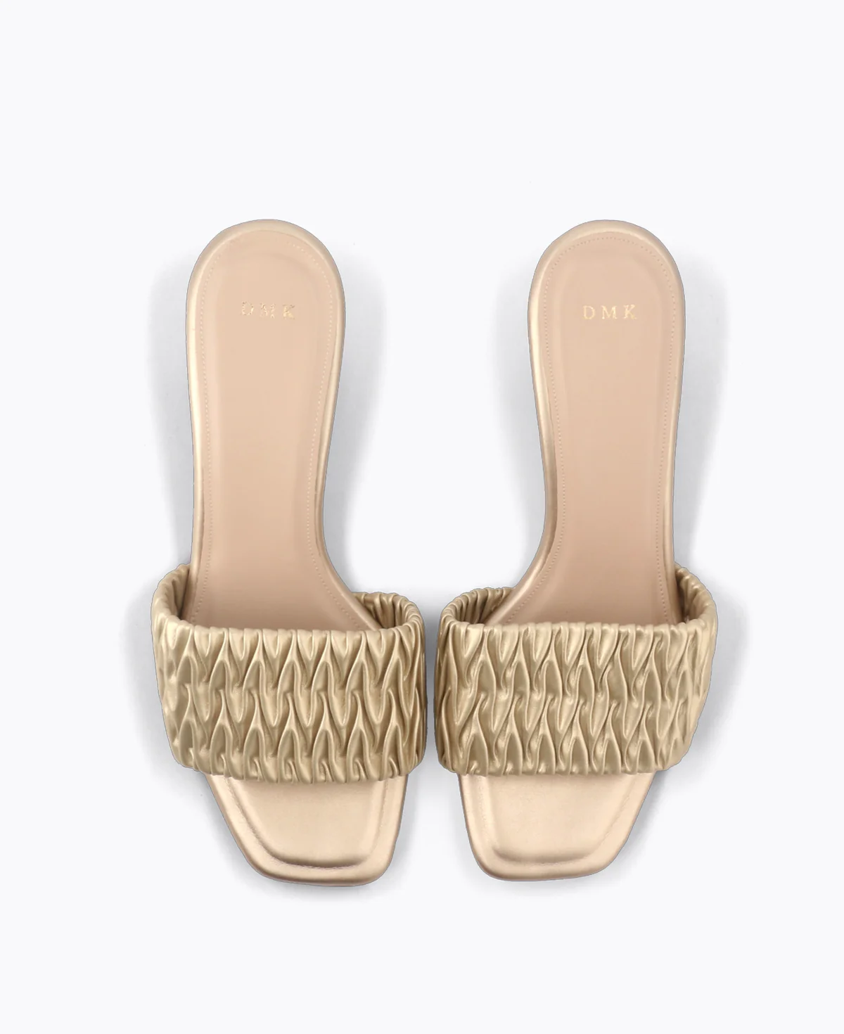 Mathilda Slip-On Heel Sandals - Gold - Image 4