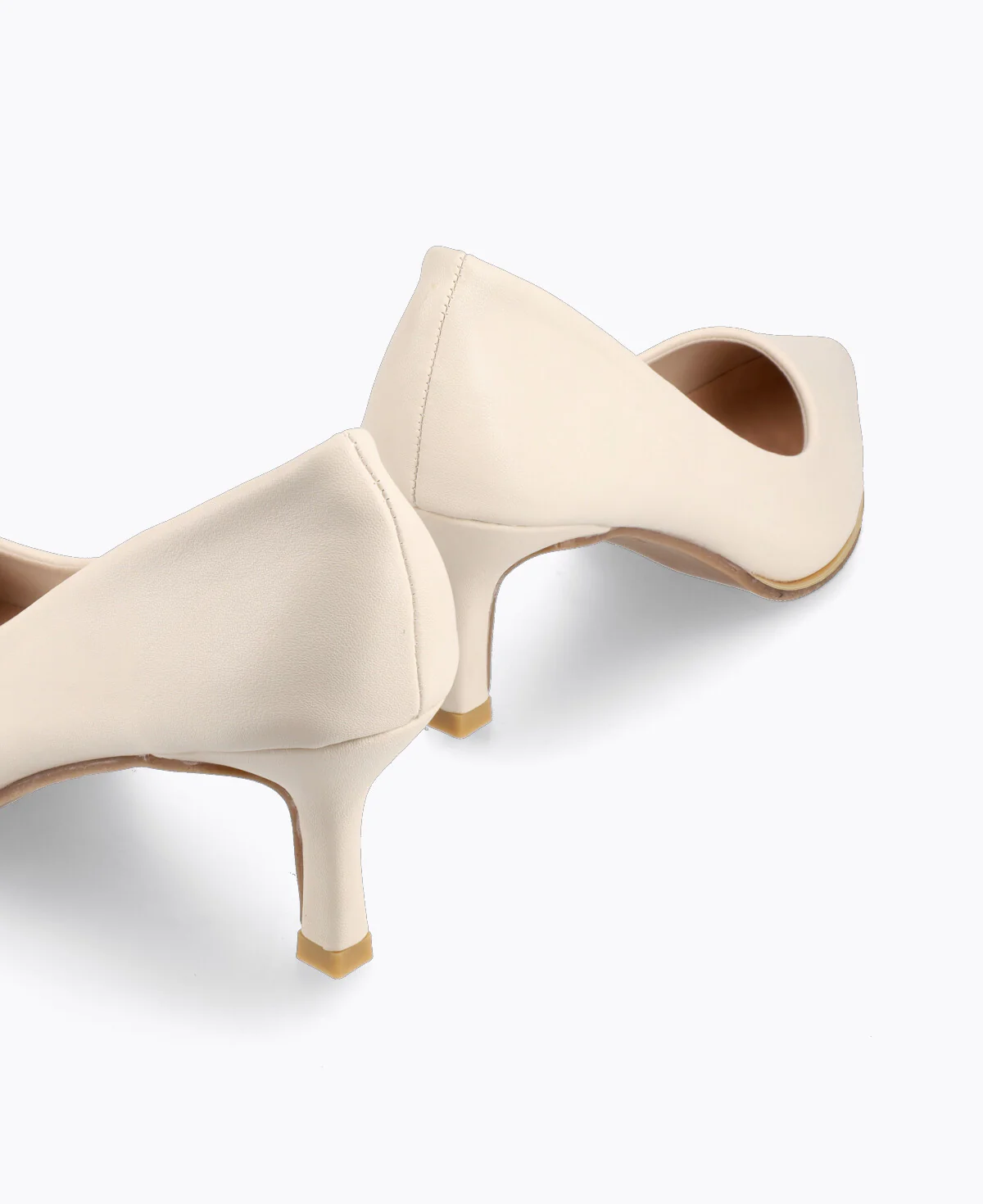 Melanie Heel Pumps - Beige - Image 3
