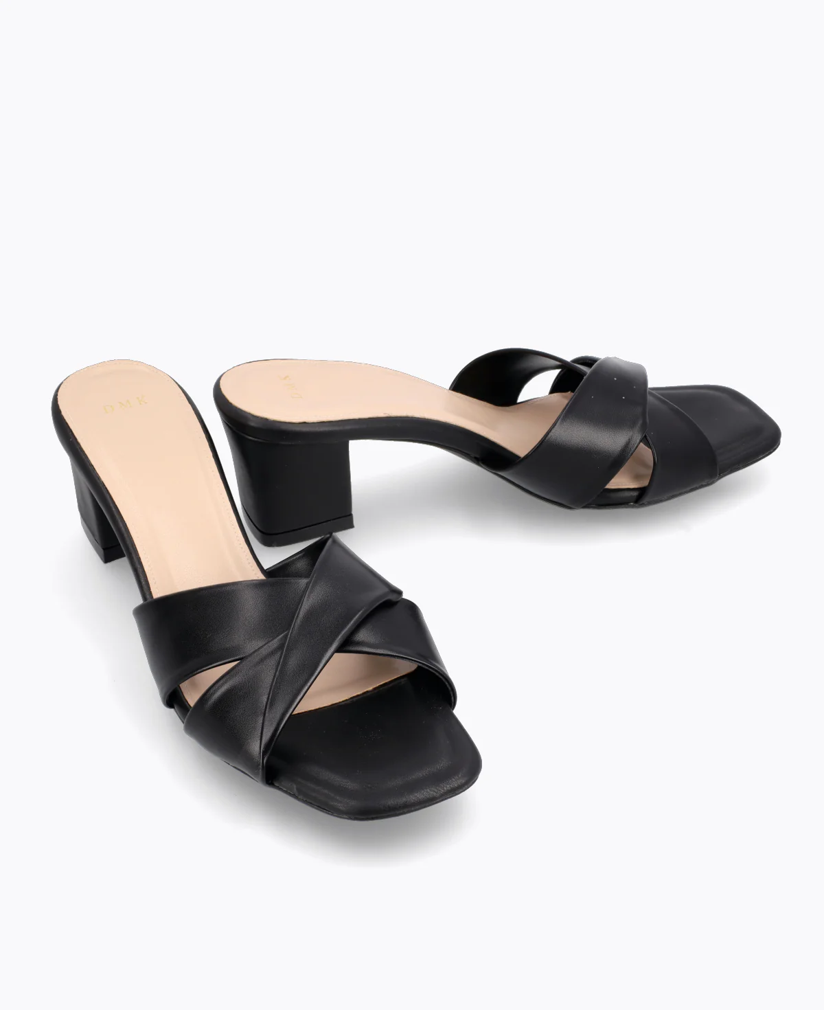 Melanie Heel Sandals - Black - Image 2