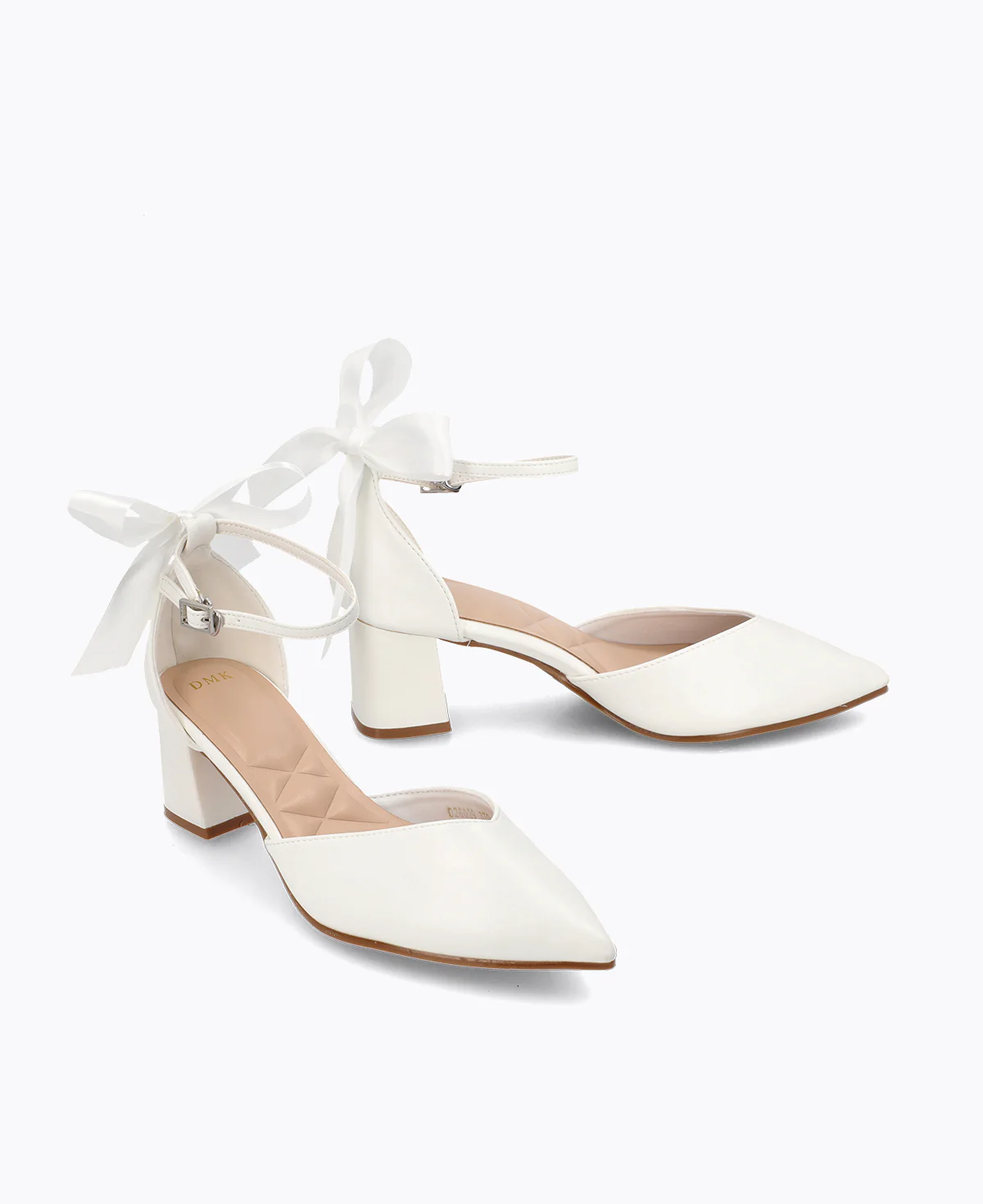 Meredith Bow Heel Pumps - Beige - Image 2