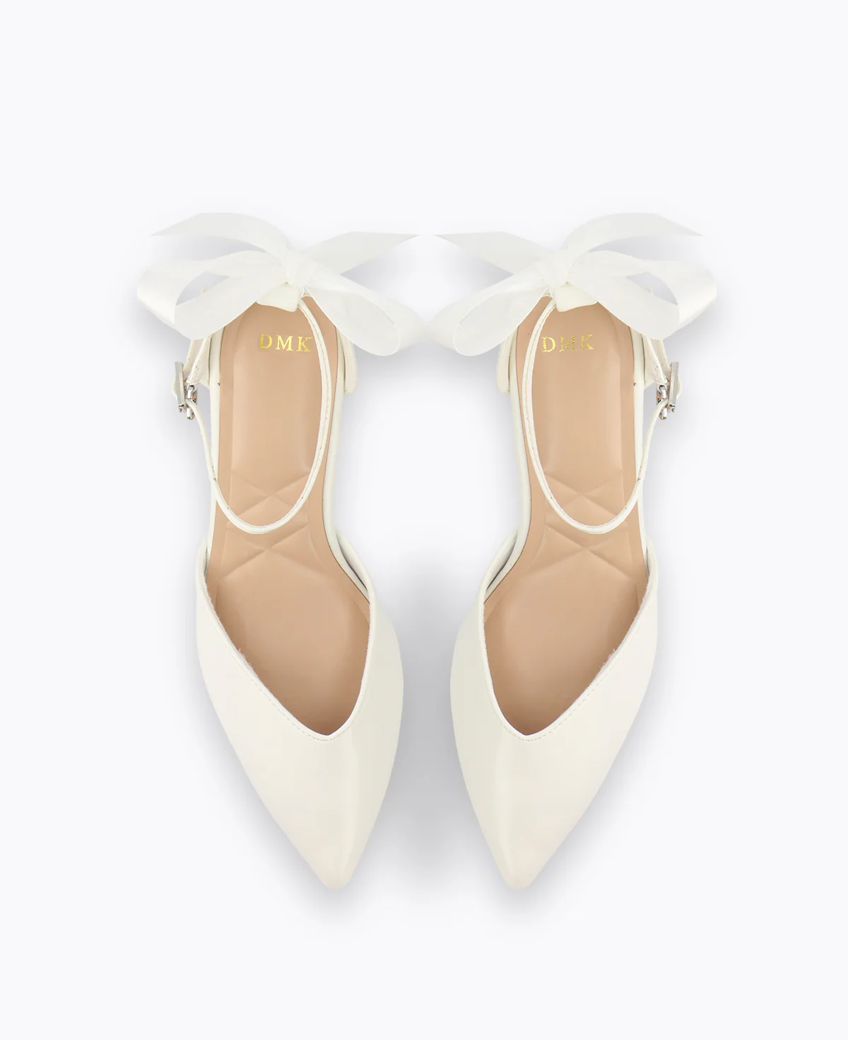Meredith Bow Heel Pumps - Beige - Image 4