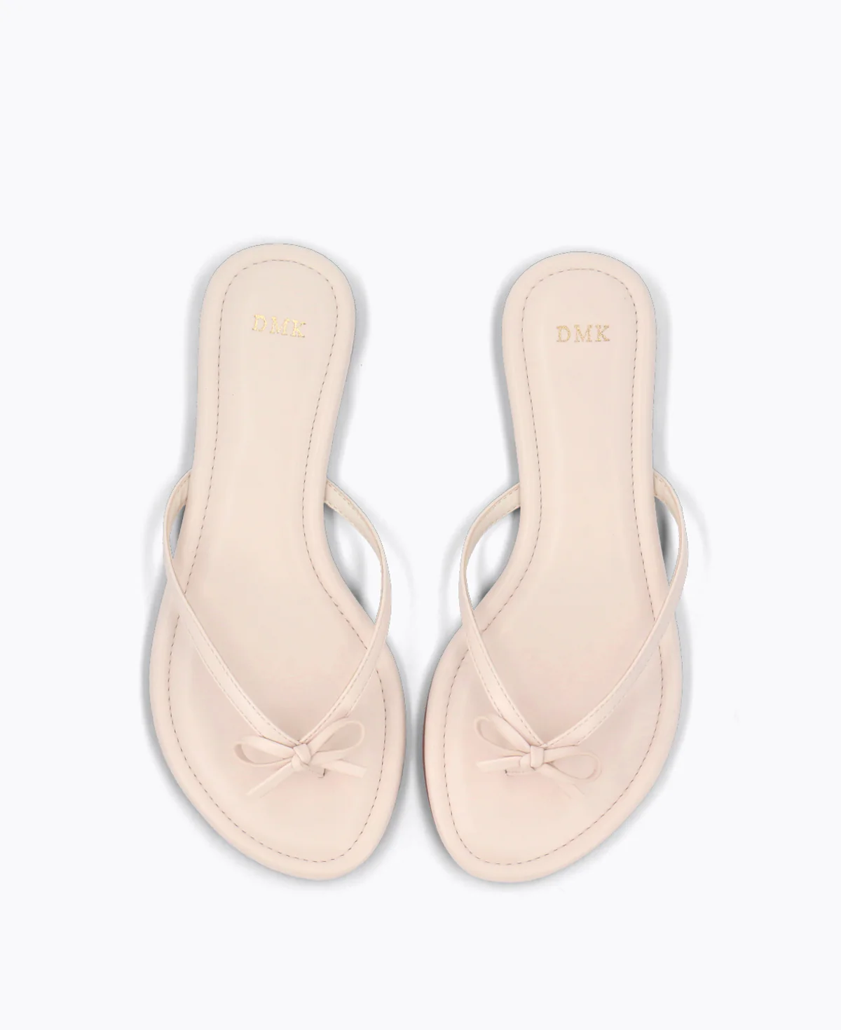 Mio Bow Flat Sandals - Beige - Image 4