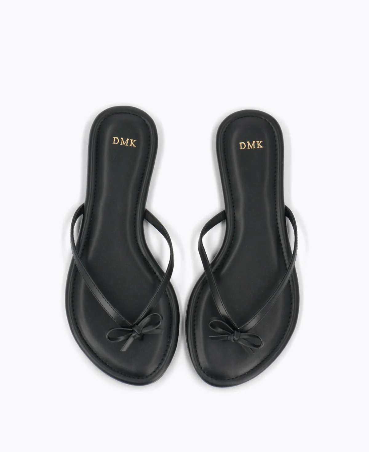 Mio Bow Flat Sandals - Black - Image 4