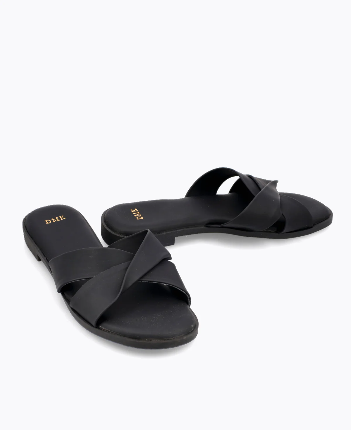 Molly Flat Sandals - Black - Image 2