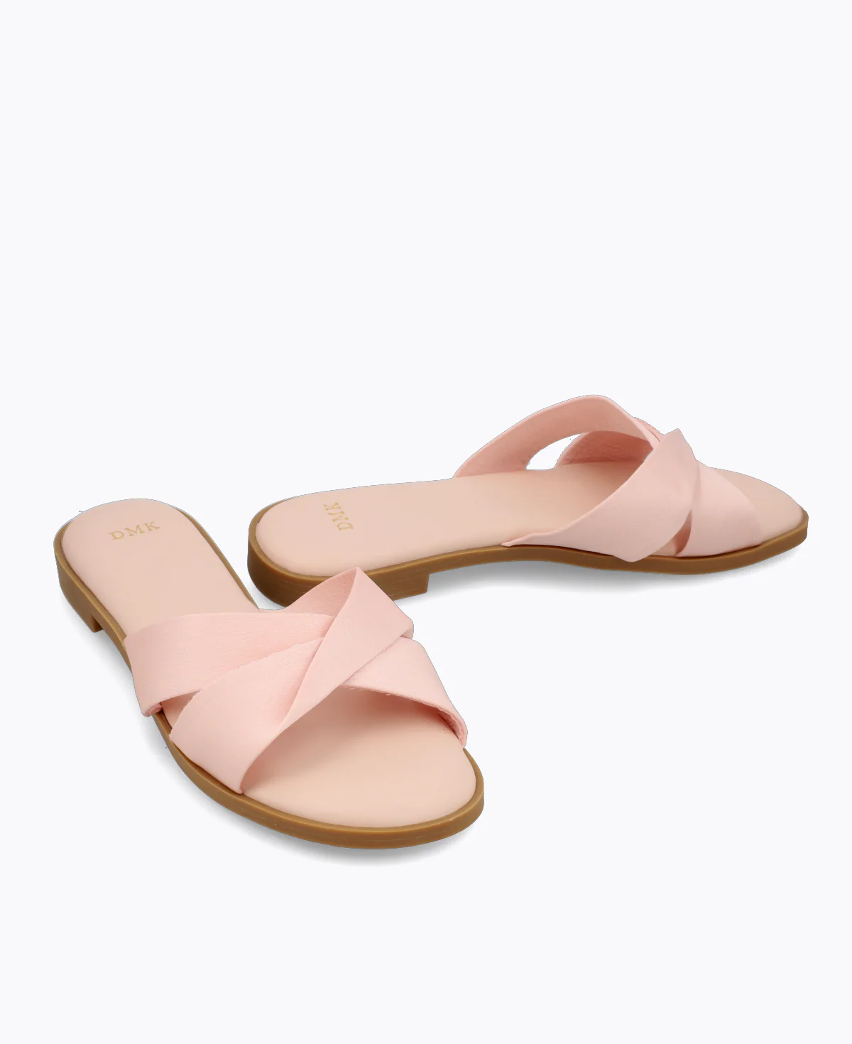 Molly Flat Sandals - Nude Pink - Image 2