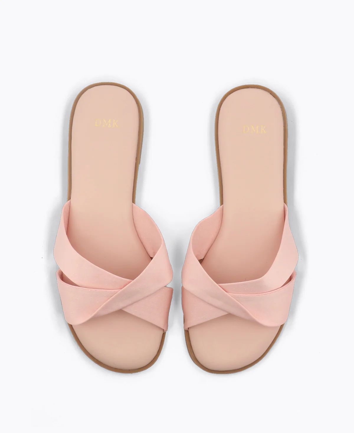 Molly Flat Sandals - Nude Pink - Image 4