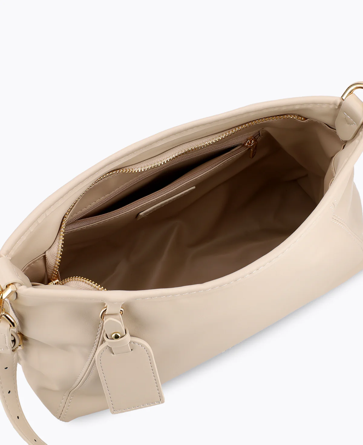 Monroe Shoulder Bag - Beige - Image 4