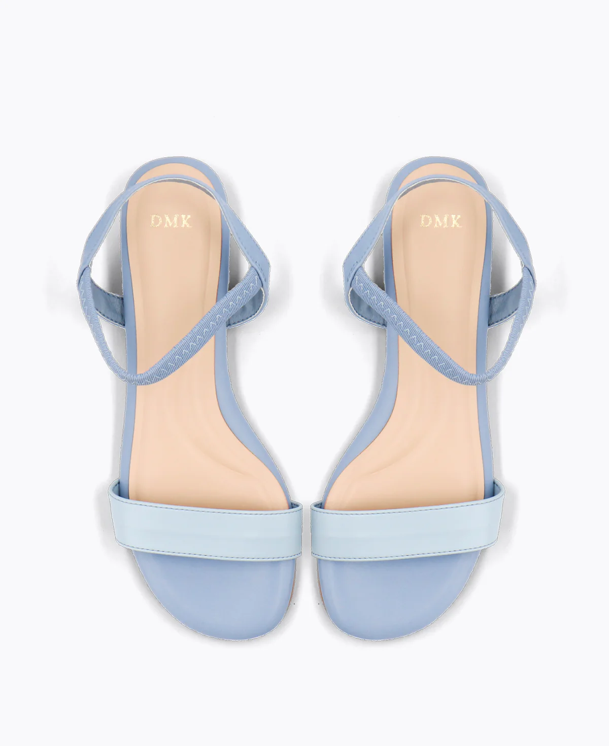 Mylene Strappy Flat Sandals - Blue - Image 4