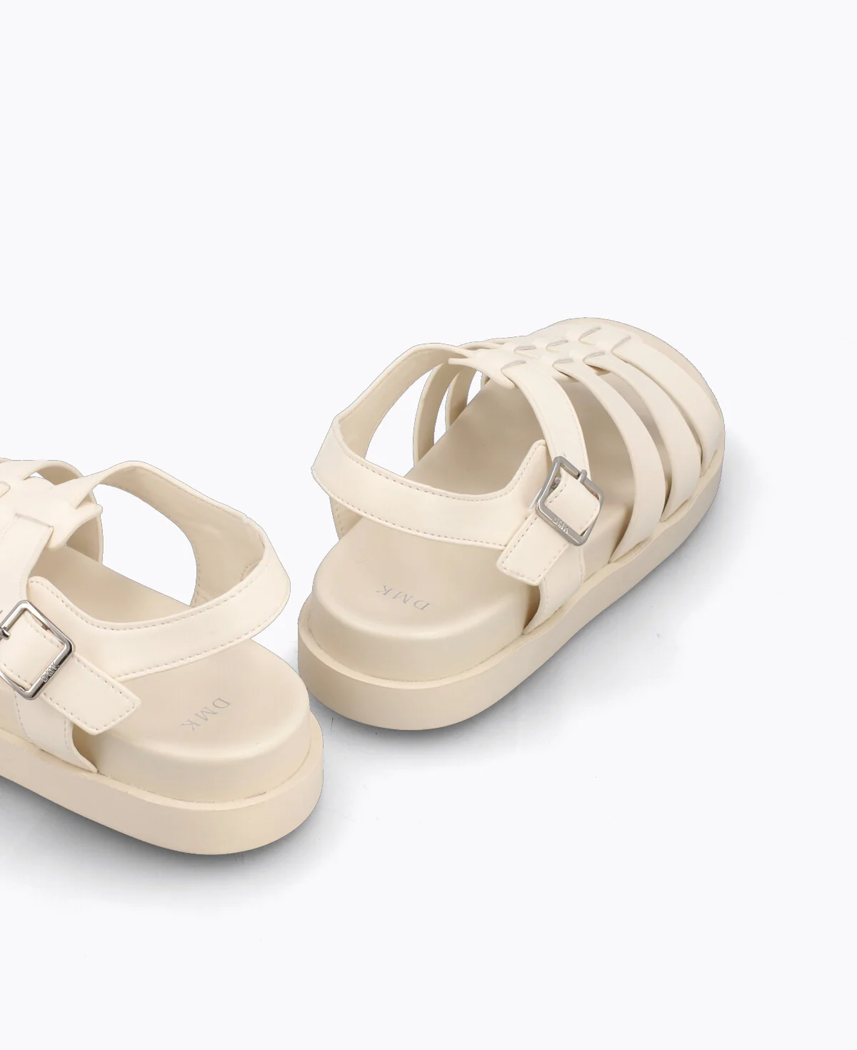 Nellie Platform Sandals - Beige - Image 3