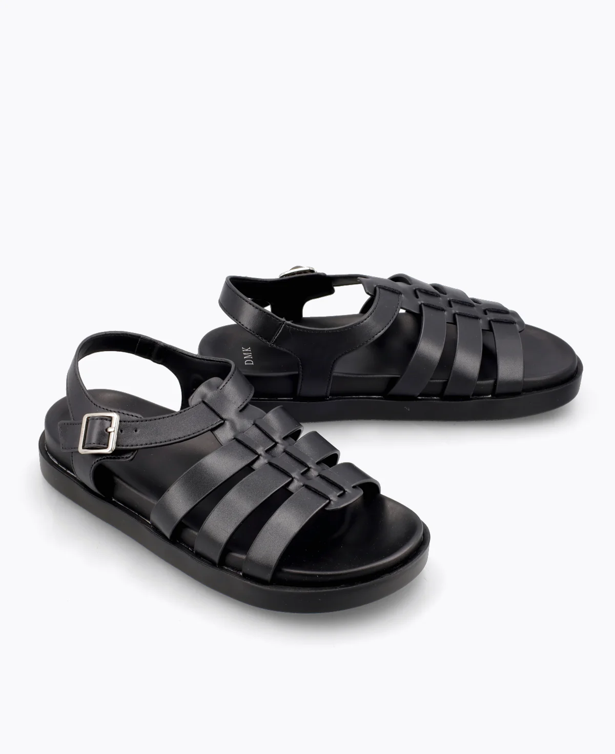 Nellie Platform Sandals - Black - Image 2