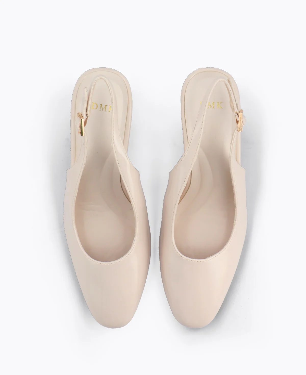 Pauline Slingback Heel Pumps - Beige - Image 4