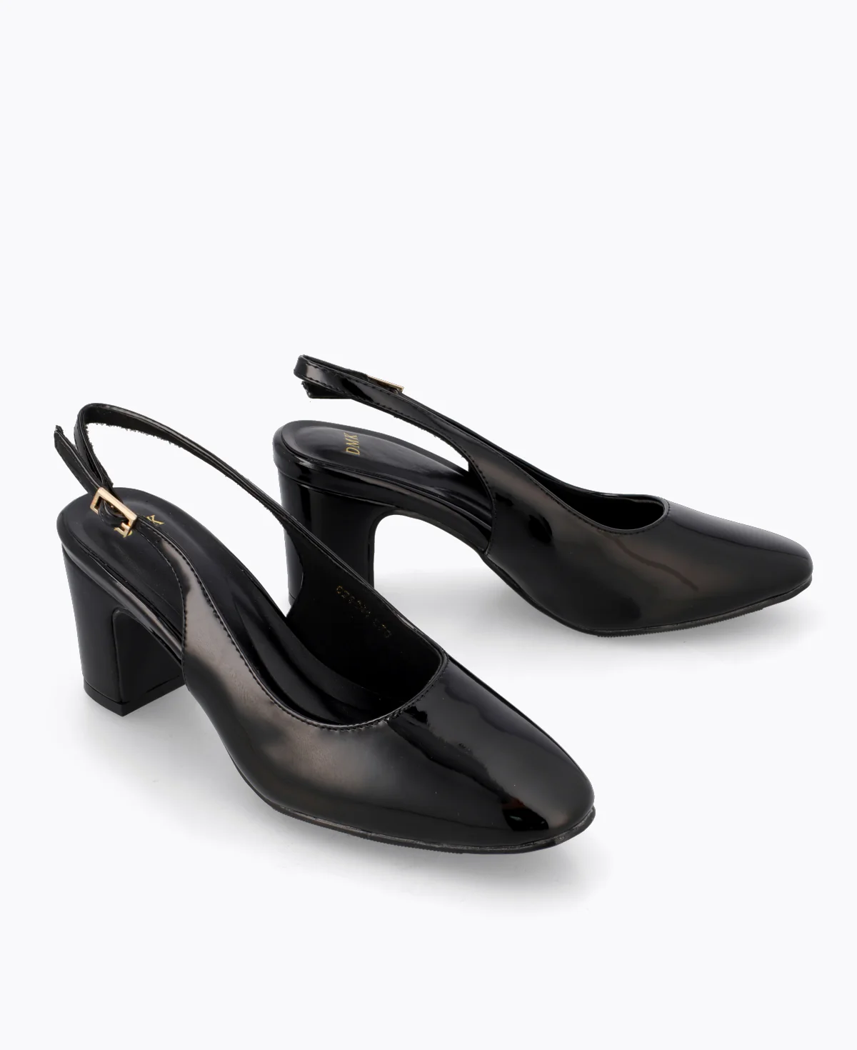 Pauline Slingback Heel Pumps - Black - Image 2