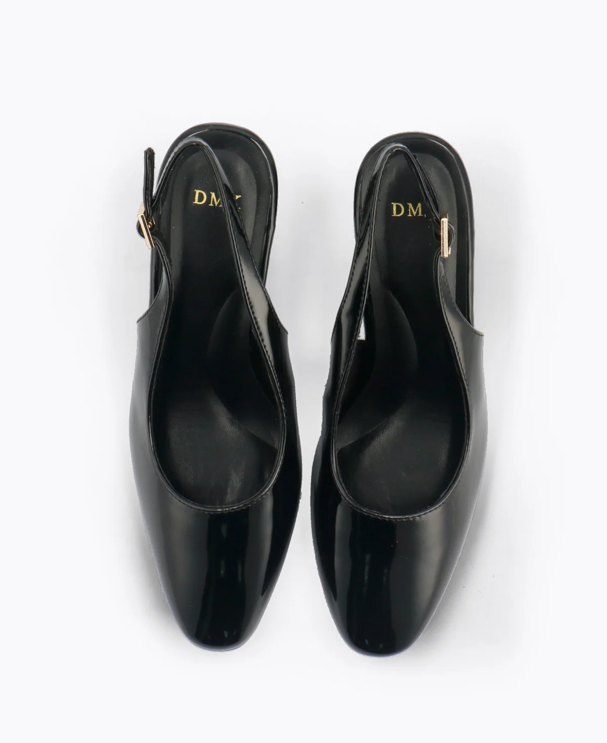Pauline Slingback Heel Pumps - Black - Image 4