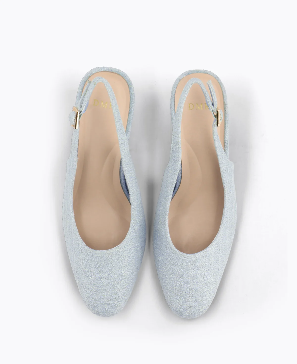 Pauline Slingback Heel Pumps - Blue - Image 4
