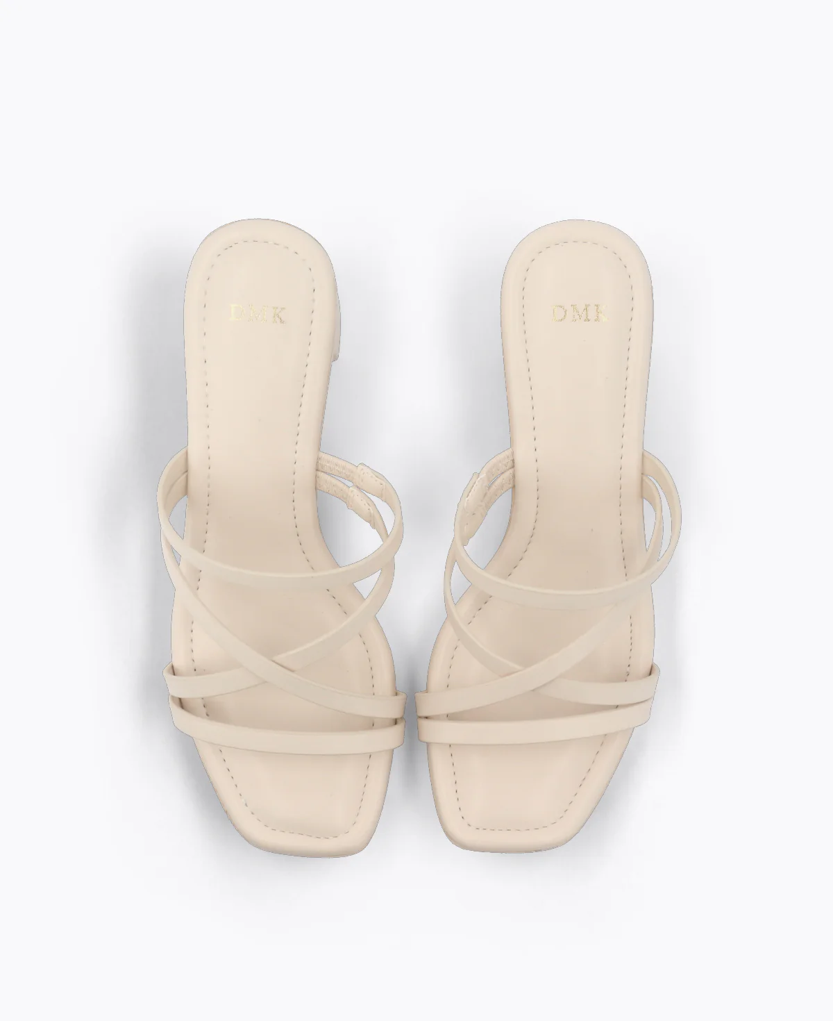 Polly Platform Heel Sandals - Beige - Image 4