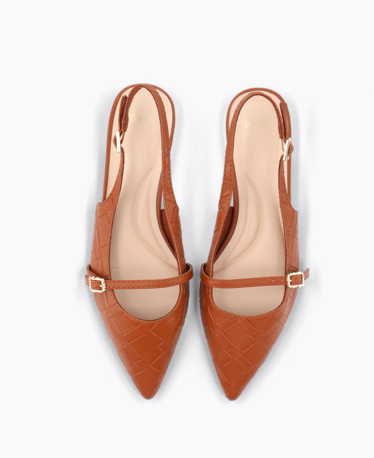 Raelyn Slingback Flat Pumps - Brown - Image 4