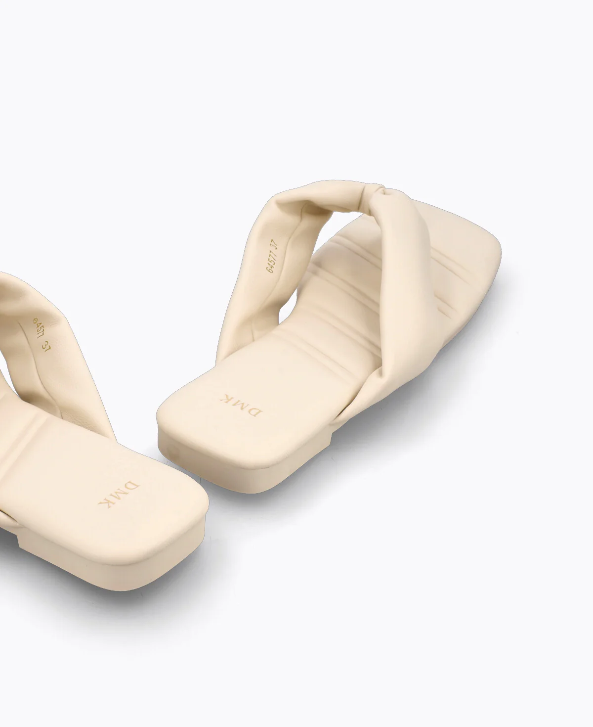 Reiko Flat Sandals - Beige - Image 3