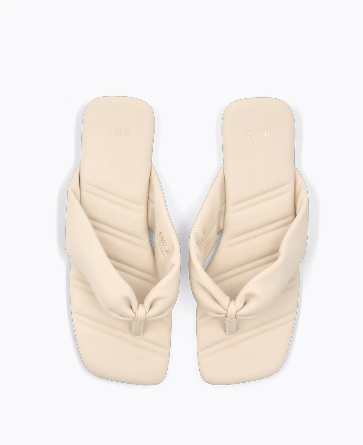 Reiko Flat Sandals - Beige - Image 4
