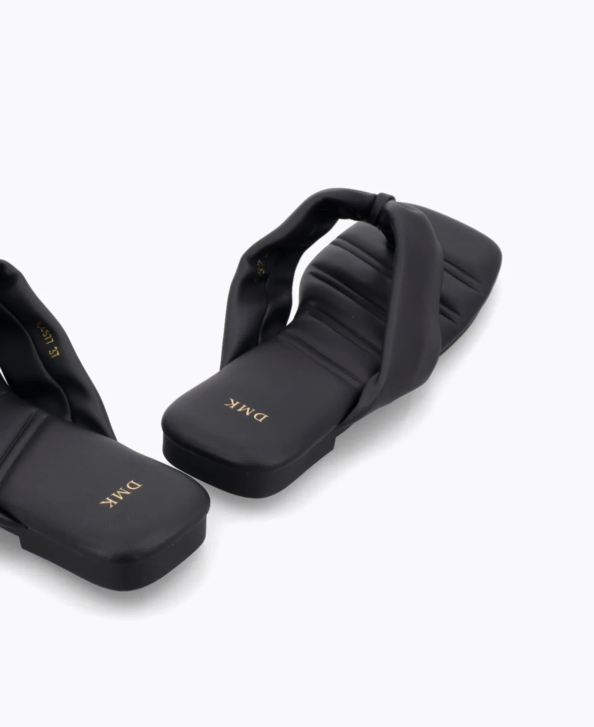 Reiko Flat Sandals - Black - Image 3