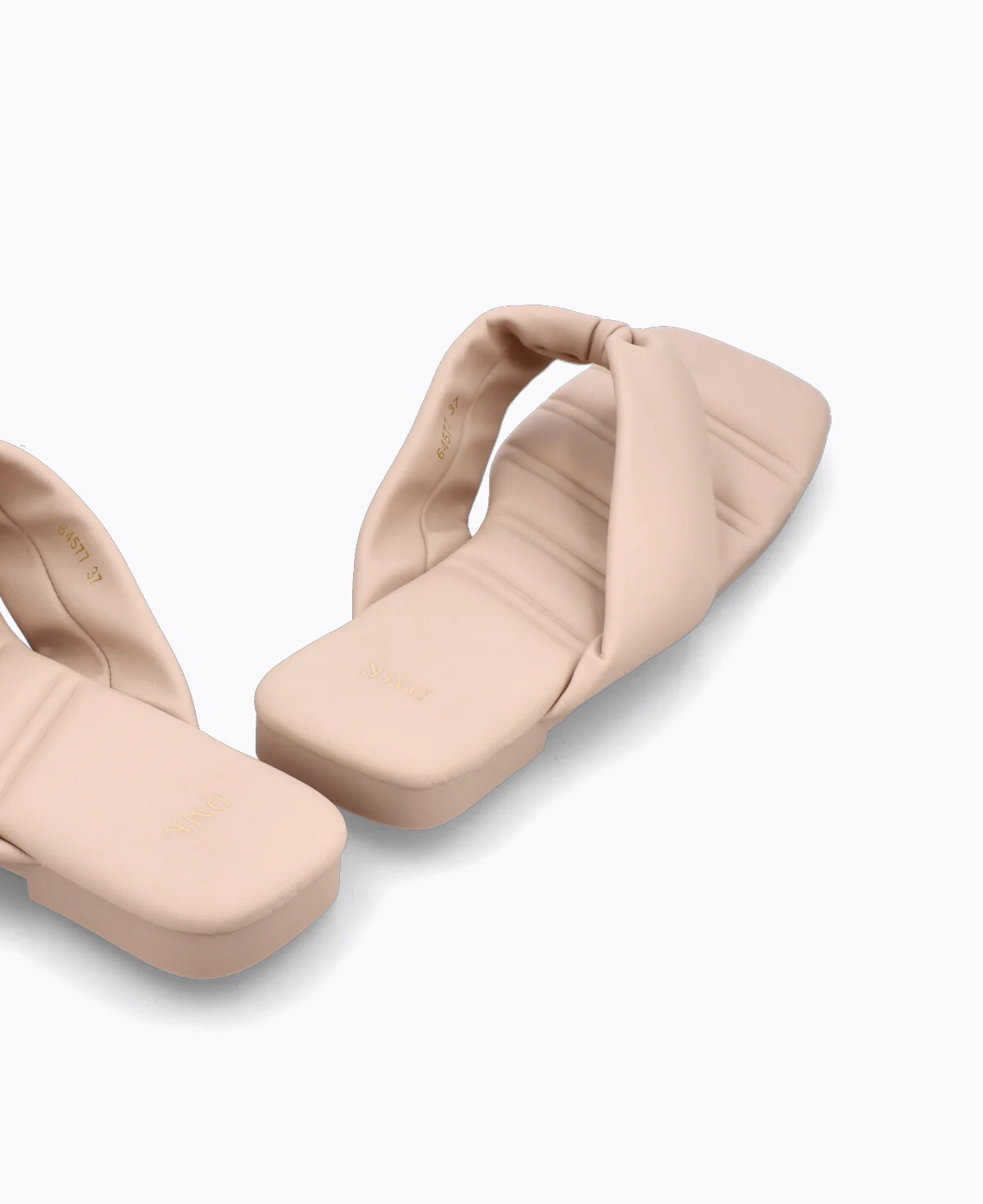 Reiko Flat Sandals - Nude - Image 3