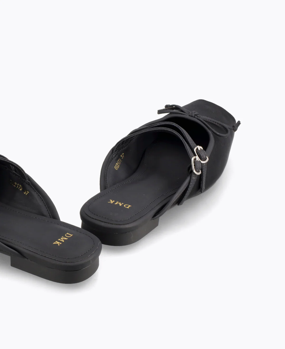 Riko Mary Jane Flats - Black - Image 3
