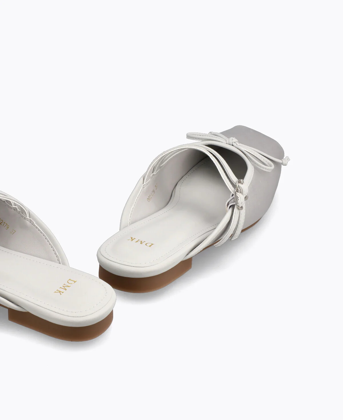 Riko Mary Jane Flats - Grey - Image 3