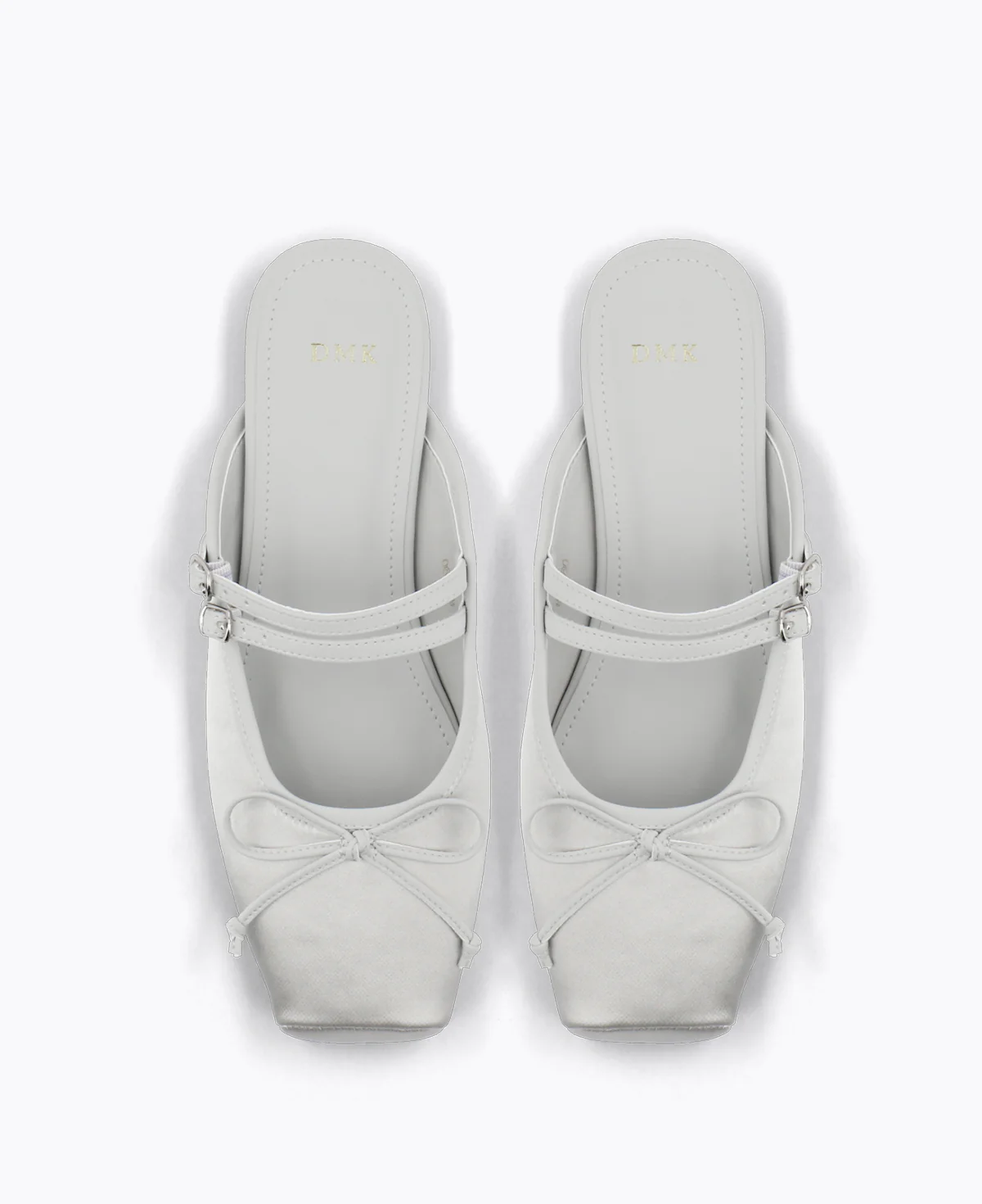Riko Mary Jane Flats - Grey - Image 4
