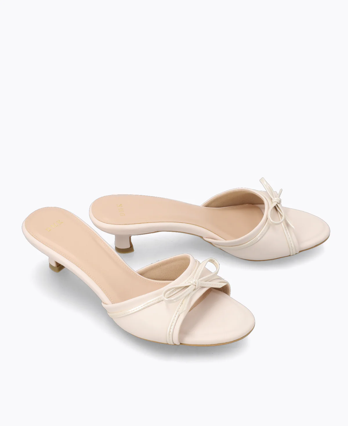 Riley Heel Sandals - Beige - Image 2