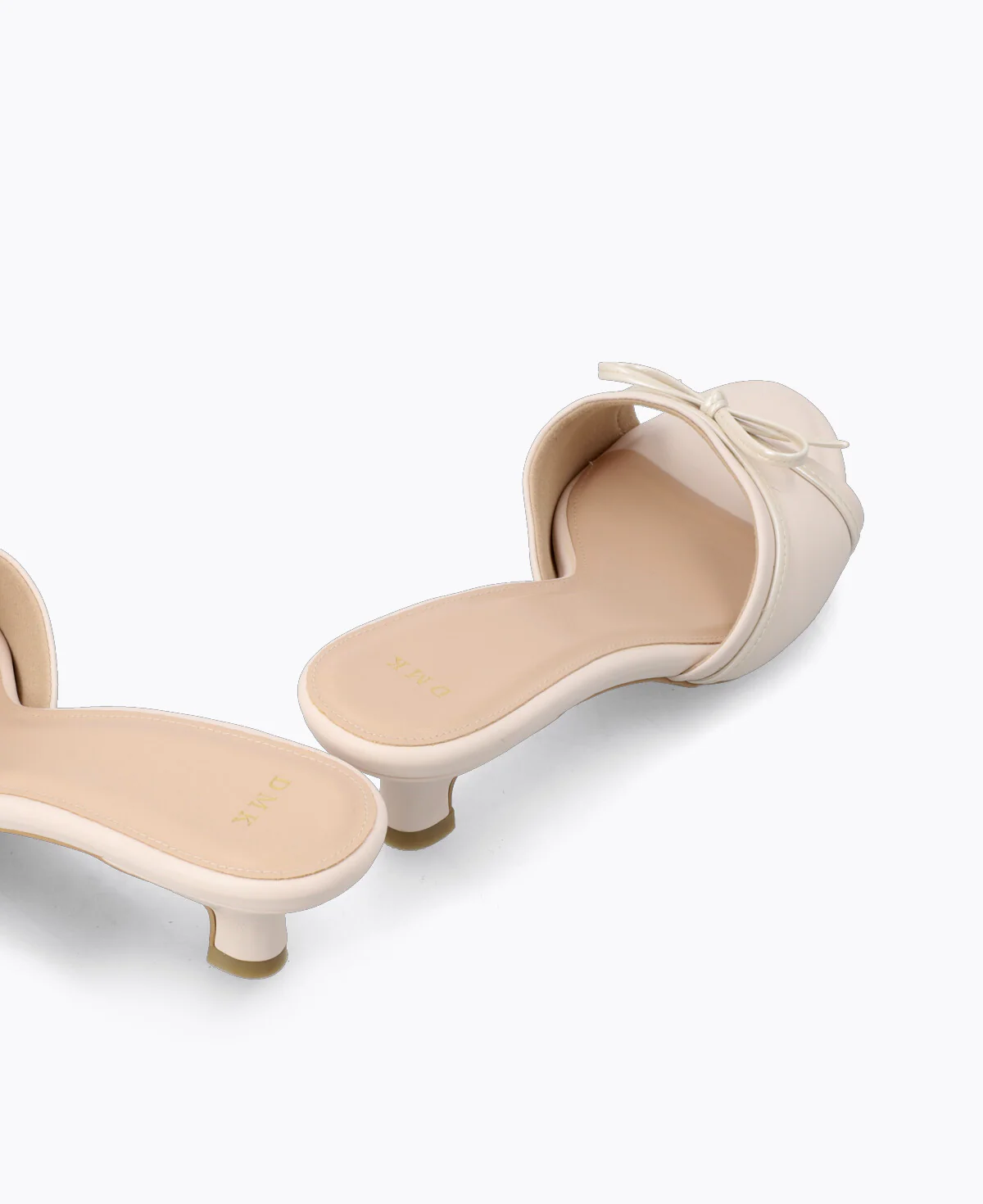 Riley Heel Sandals - Beige - Image 3