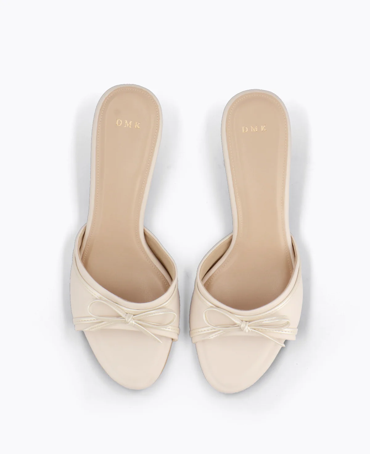 Riley Heel Sandals - Beige - Image 4