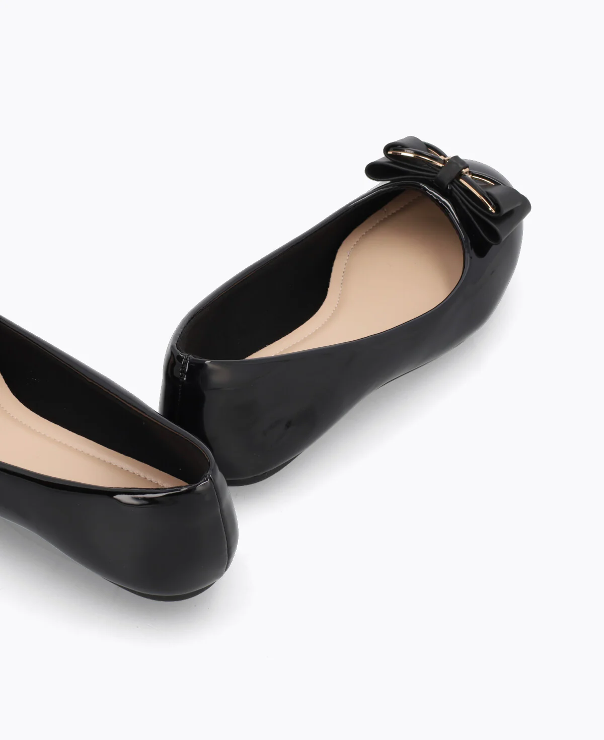 Rinnah Ballerina Flats - Black - Image 3