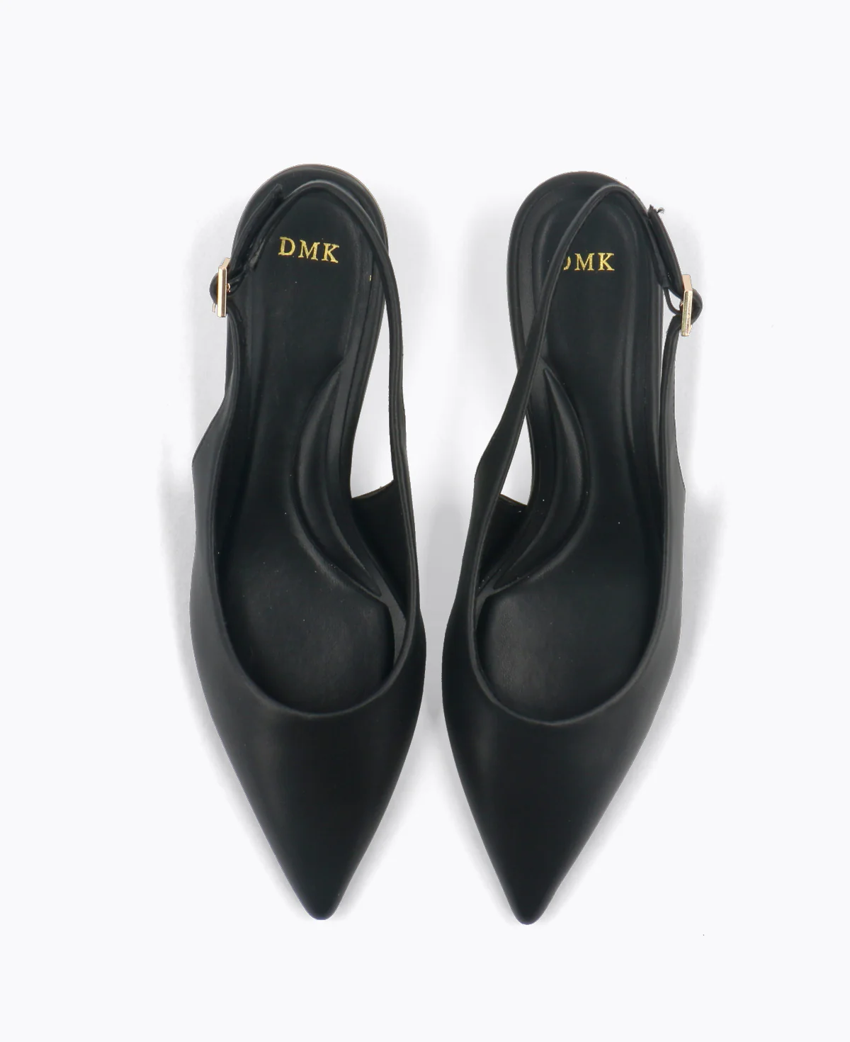 Rosalie Slingback Heel Pumps - Black - Image 4