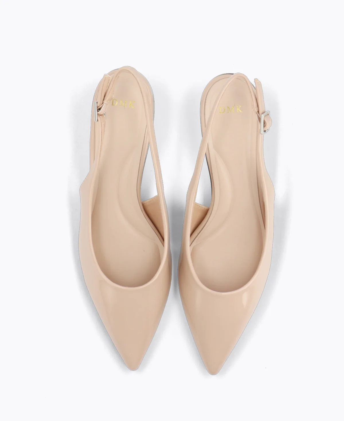 Rosalie Slingback Heel Pumps - Nude - Image 4