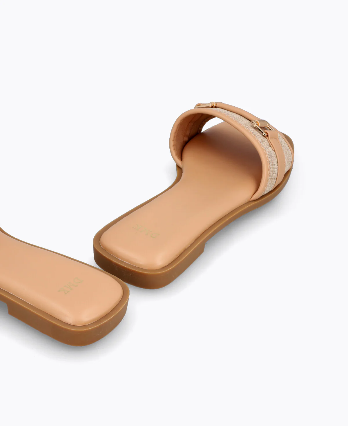 Saphine Flat Sandals - Almond - Image 3