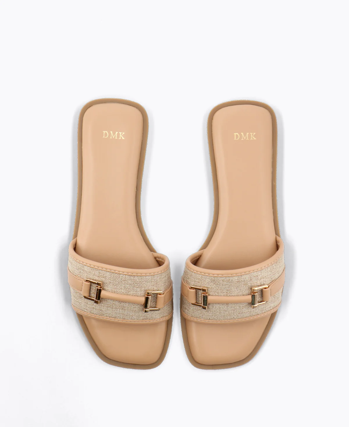 Saphine Flat Sandals - Almond - Image 4