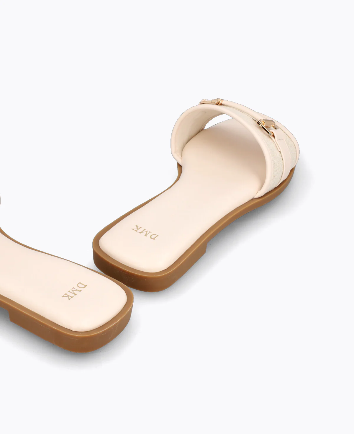 Saphine Flat Sandals - Beige - Image 3