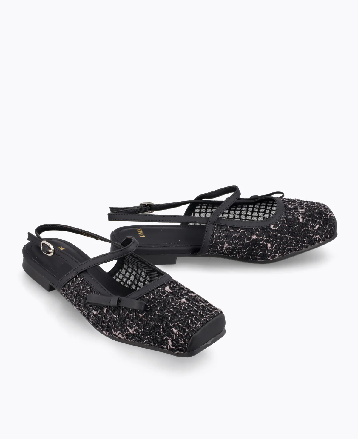 Selia Mary Jane Flats - Black - Image 2