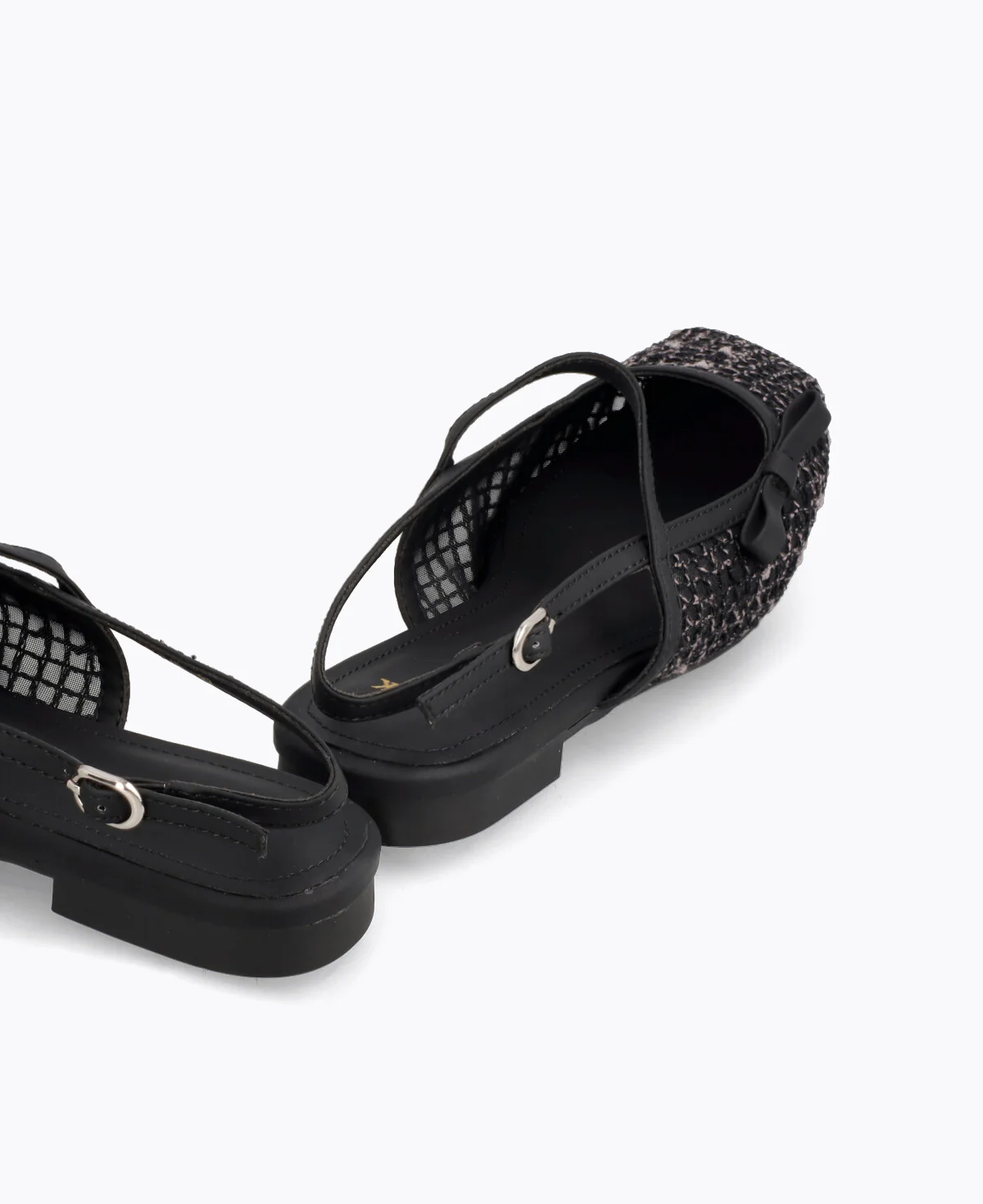 Selia Mary Jane Flats - Black - Image 3