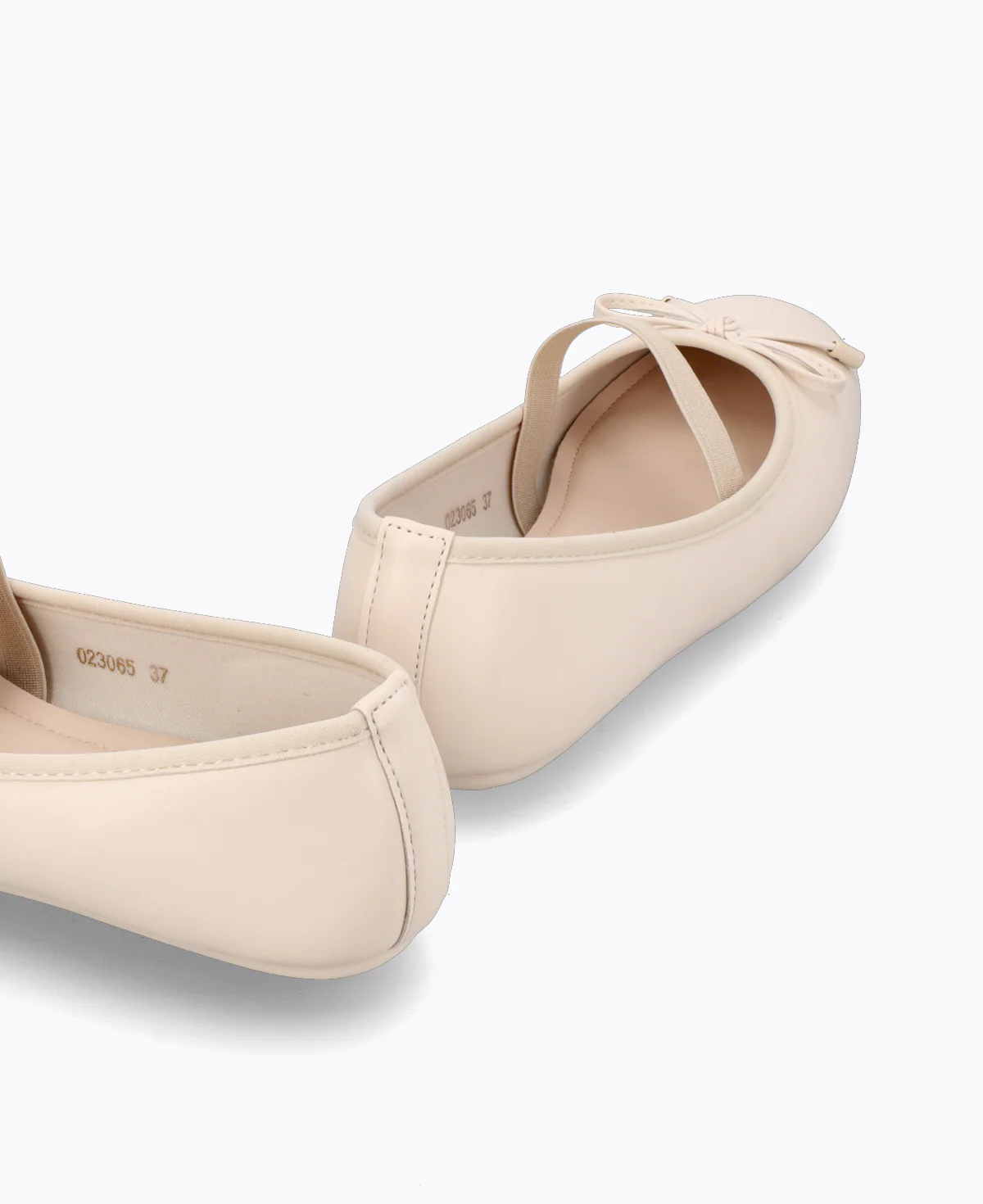 Seraphina Mary Jane Flats - Beige - Image 4