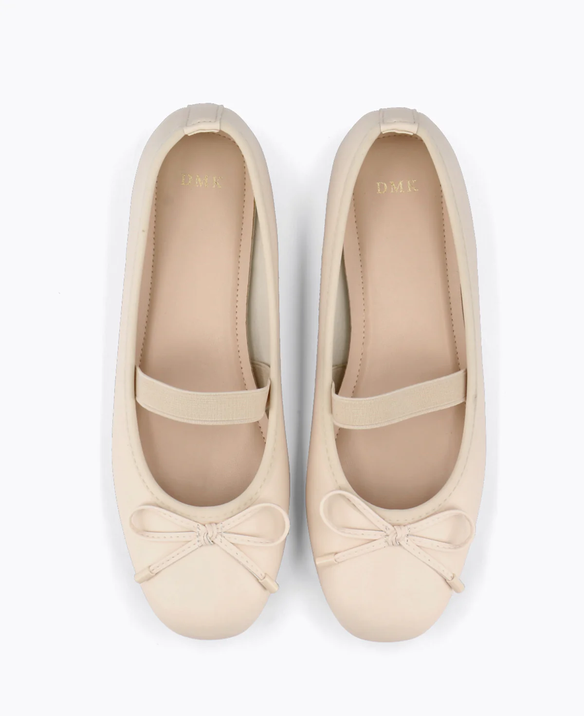 Seraphina Mary Jane Flats - Beige - Image 5