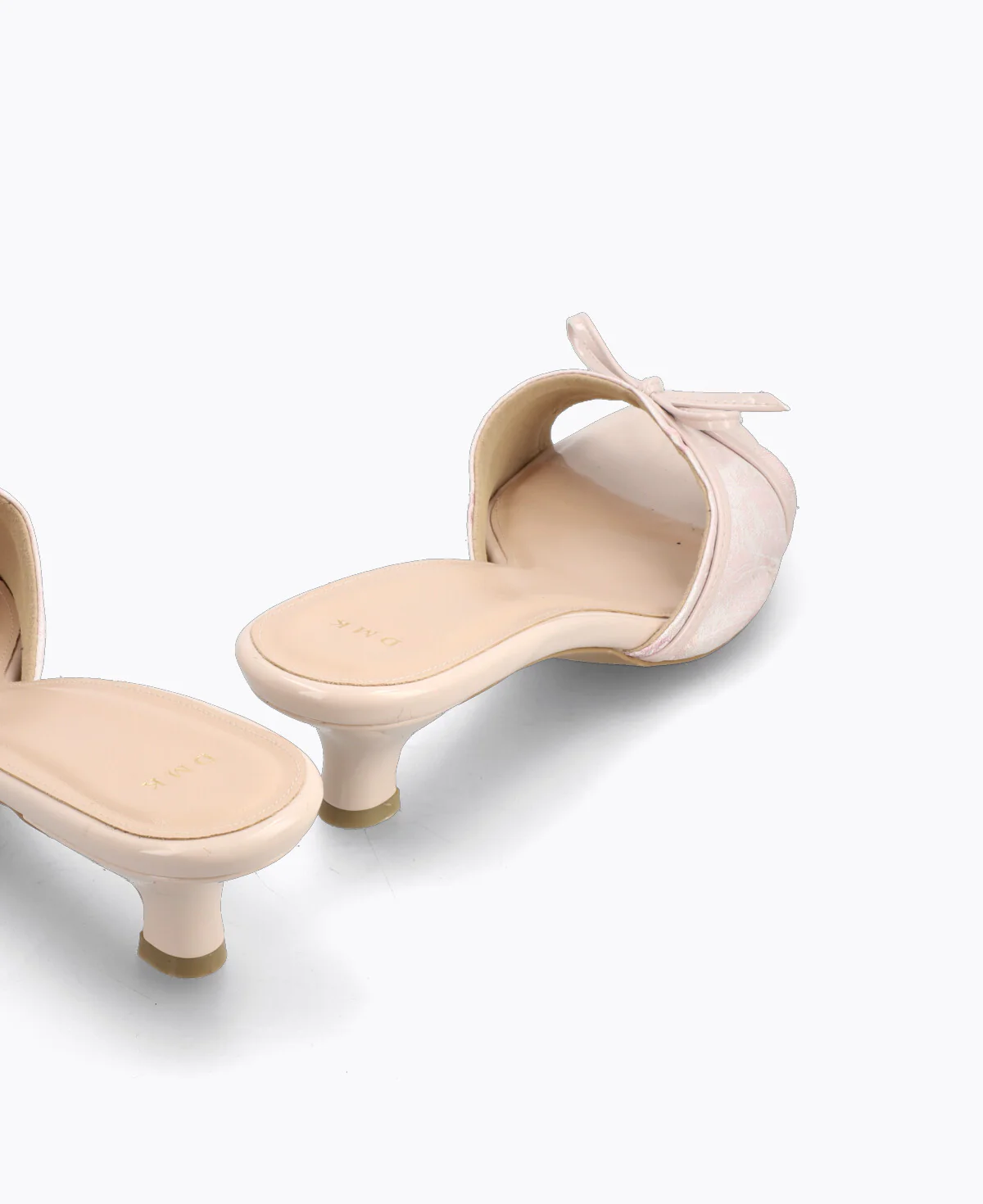 Solara Bow Heel Sandals - Pink - Image 3