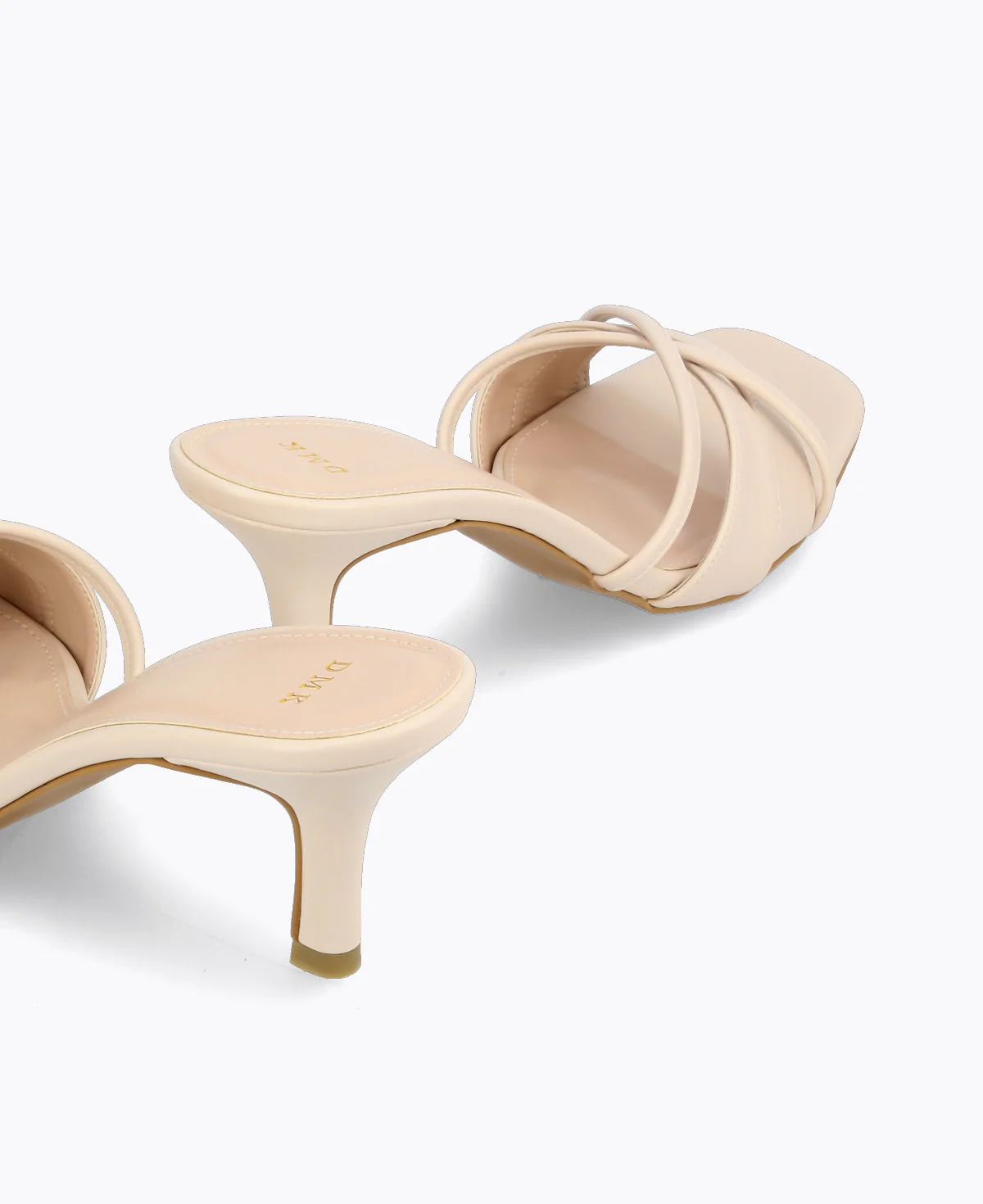 Stella Heel Sandals - Beige - Image 3