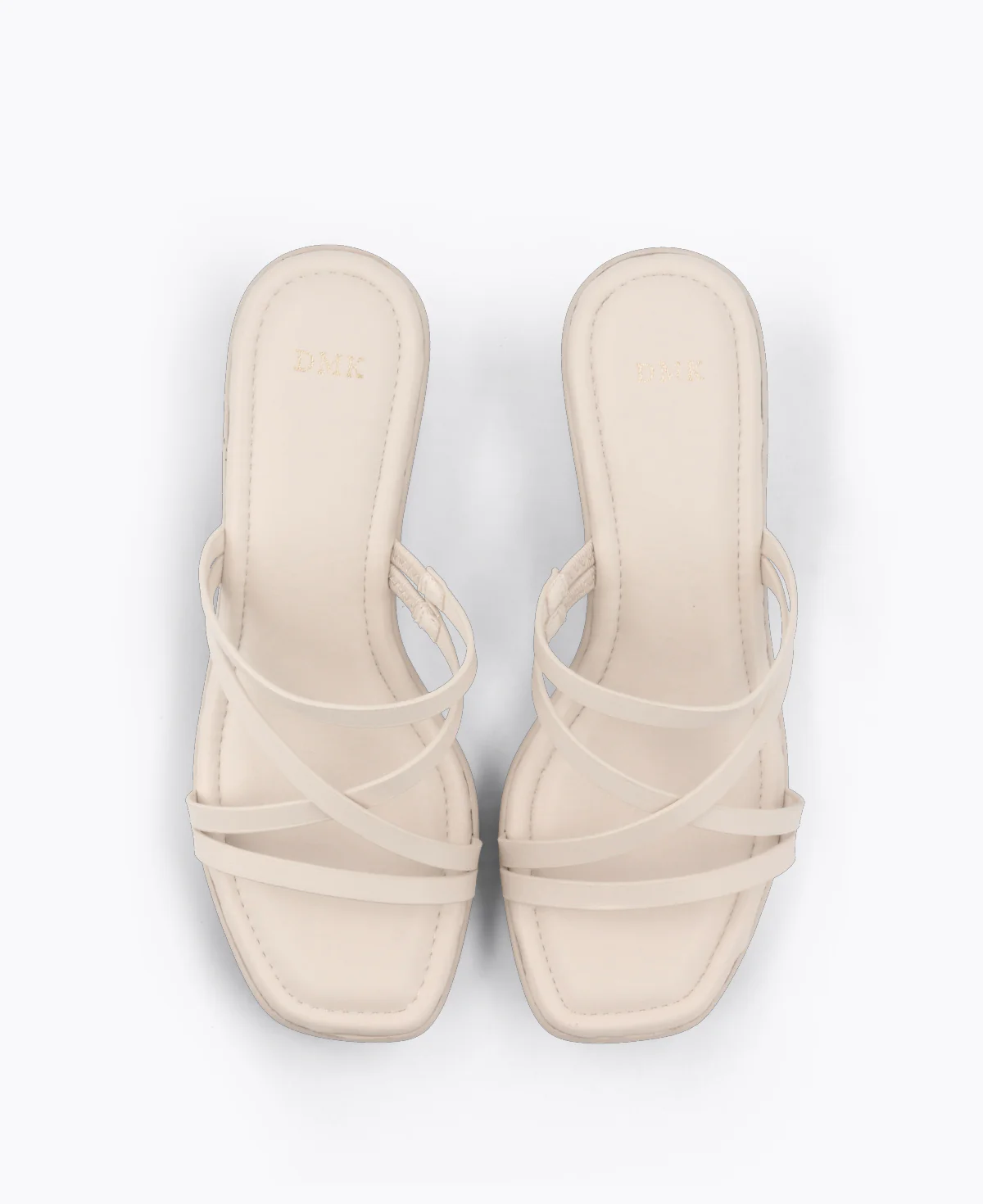 Stella Platform Heel Sandals - Beige - Image 4