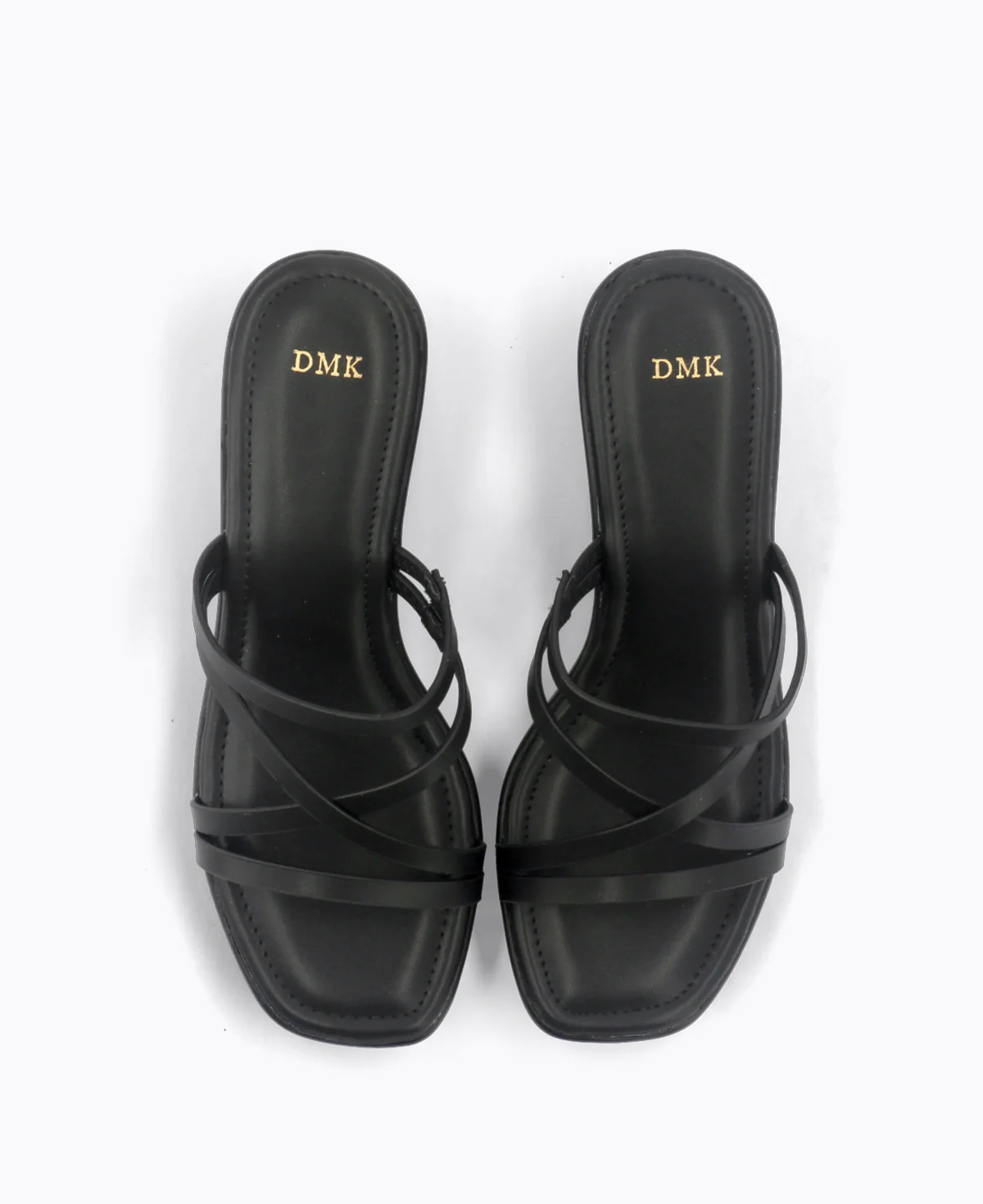 Stella Platform Heel Sandals - Black - Image 4
