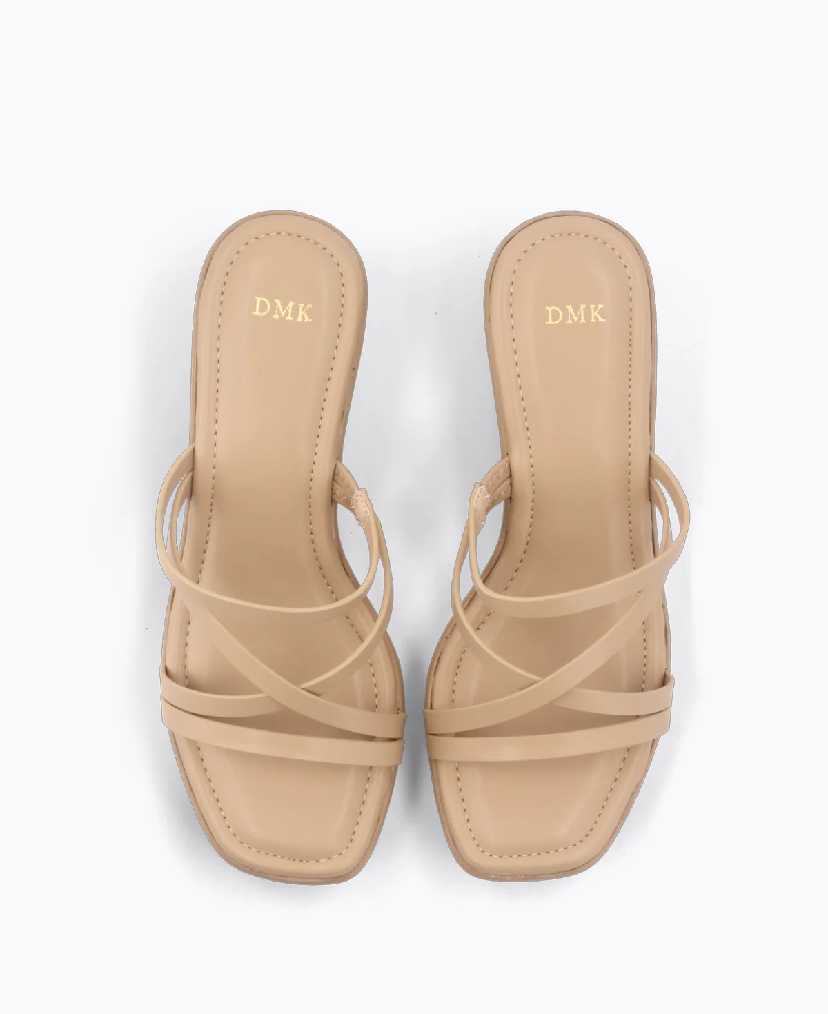Stella Platform Heel Sandals - Nude - Image 4