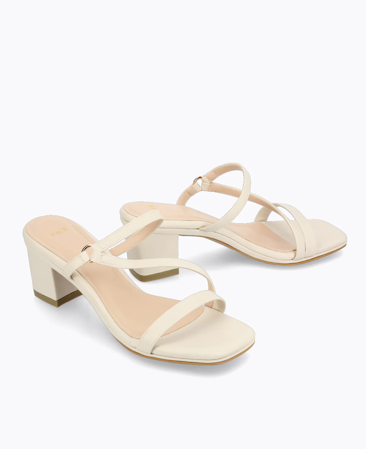Tammy Block Heel Sandals - Beige - Image 3