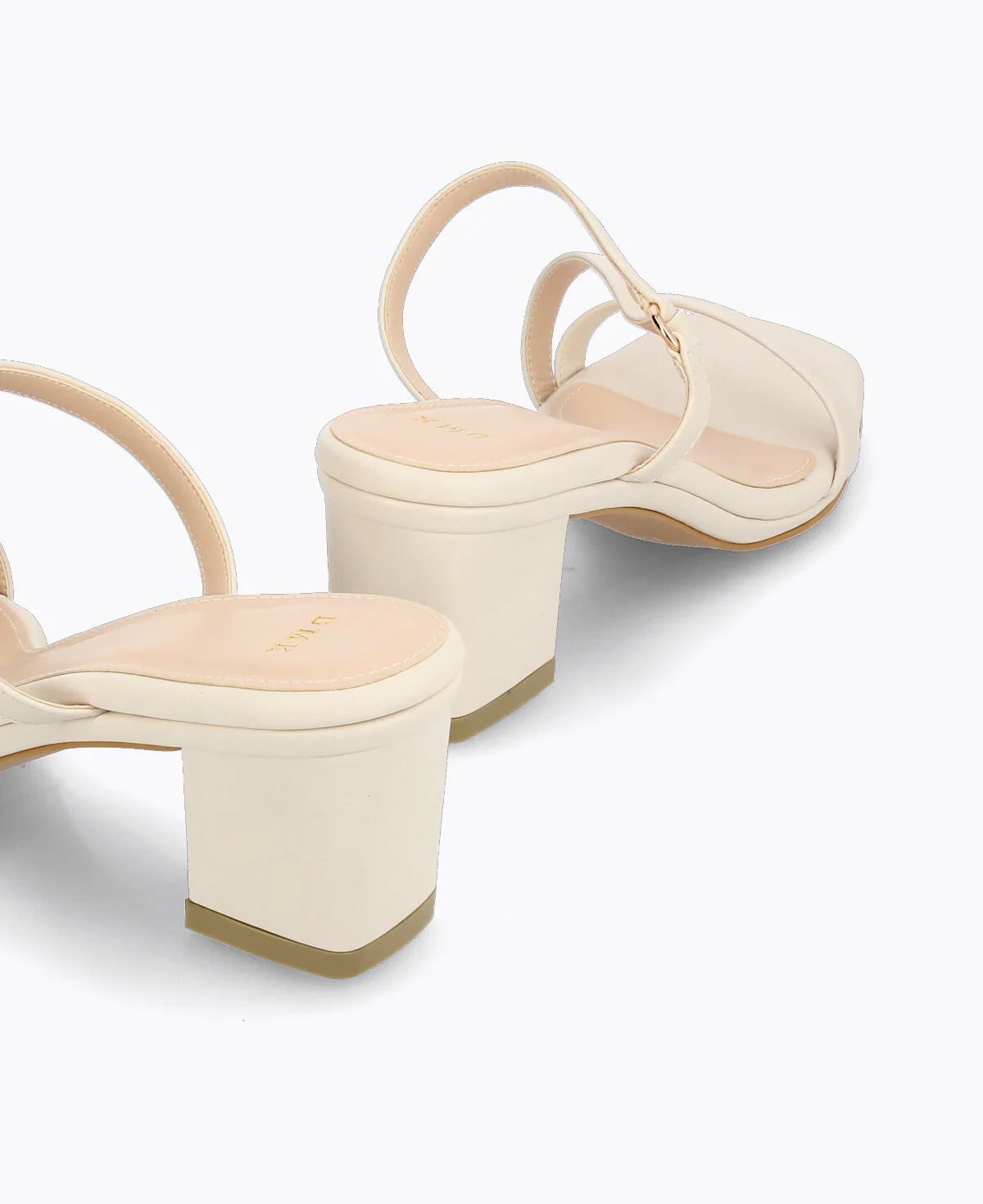 Tammy Block Heel Sandals - Beige - Image 4