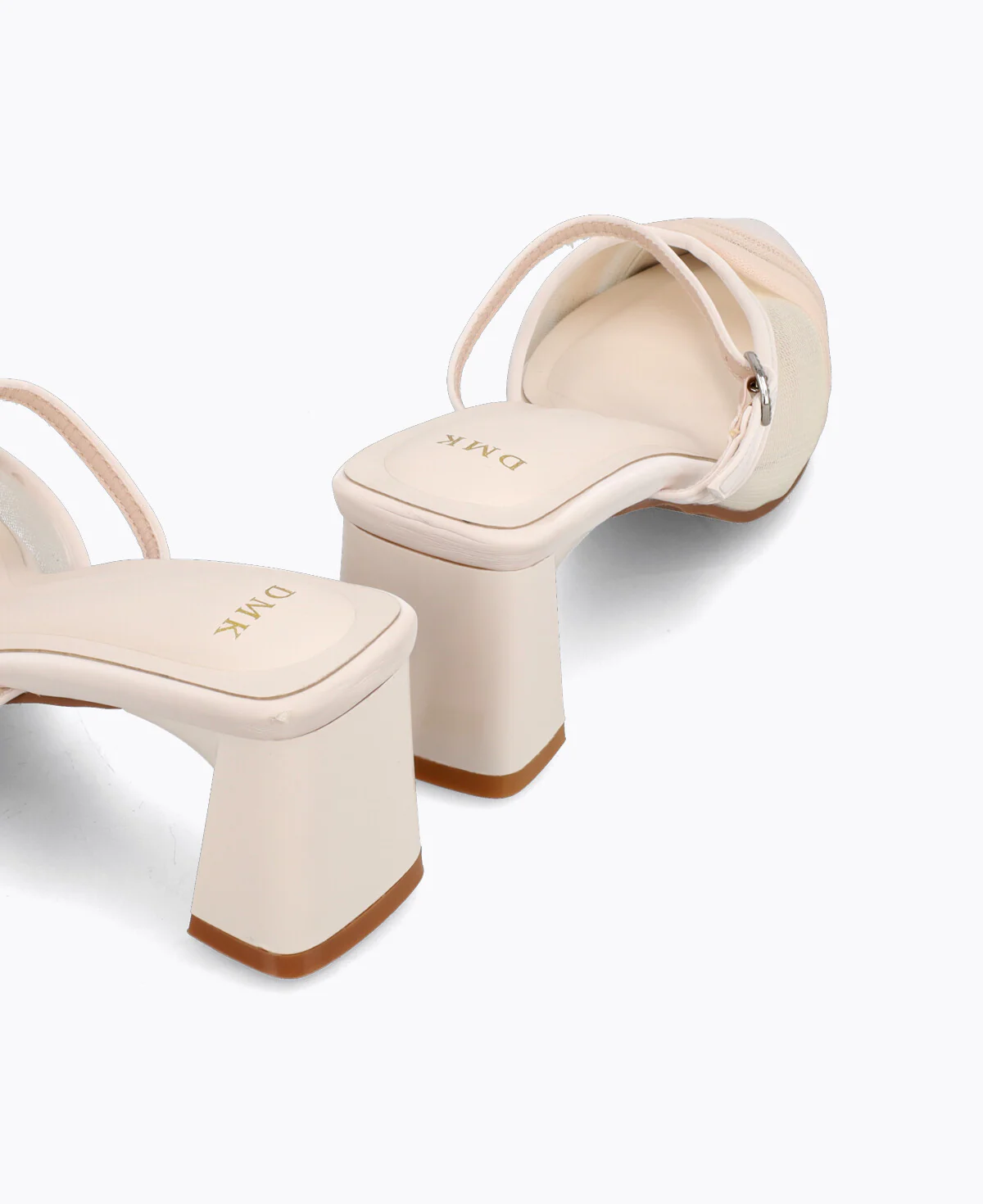 Tiana Heel Pumps - Pearl Beige - Image 3