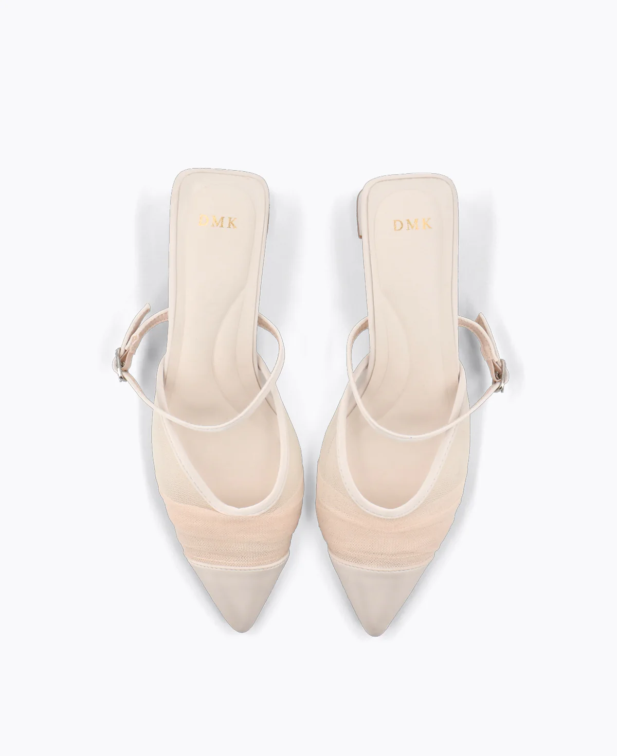Tiana Heel Pumps - Pearl Beige - Image 4